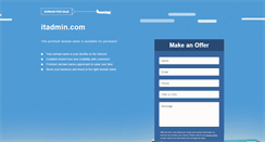 Desktop Screenshot of itadmin.com